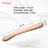 Itspleazure's Realistic Double Ended Silicone Lesbian Dildo-Skin Color